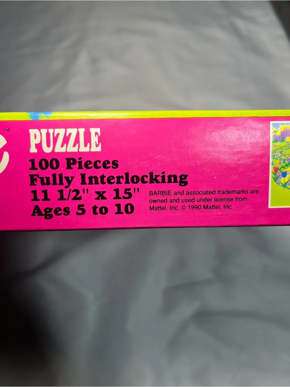 Vintage 1990 Barbie Princess 100 Piece Jigsaw Puzzle Sealed New Mattel 11.5 X 15